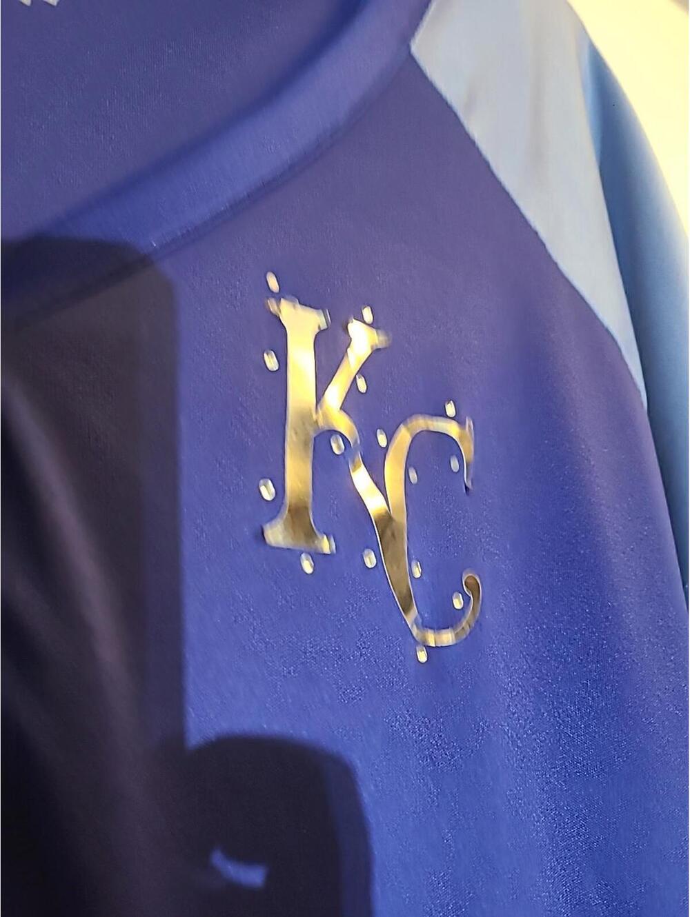 Majestic Fan Fashion Cool Base Womens Kansas City Royals Baseball Shirt 2XL - Picture 3 of 9